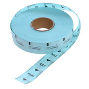 Take-A-Number 2-Digit Blue T90 Paper Tickets - 1 1/4"W by SATO AMERICA LLC – Paper, Blue, Pack of 24, Model T90004-BL