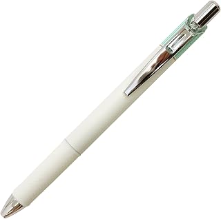 Pentel EnerGel Clena Retractable Liquid Gel Pen, Micro Fine Point 0.4mm Needle Tip, Black Ink, Mint Green Body (BLN74LK-A)