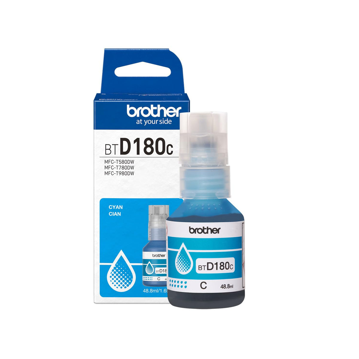 Brother Cyan / Pack of 1 / 1 Inkjet Ink Refills & Kits