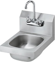 Krowne HS-9L - 12" Wide Space Saver Hand Sink, Low Lead Compliant
