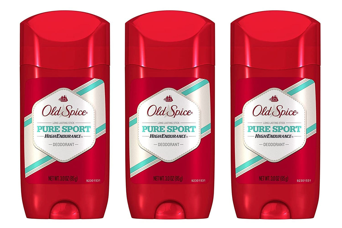 Old Spice 3 Ounce (Pack of 3) / Pure Sport / RED Deodorant