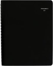 2021 Four Person Group Daily Appointment Book by AT-A-GLANCE, 8" x 11", Large, DayMinder, Black (G5600021)