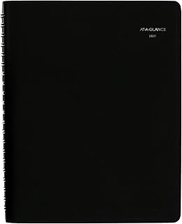 2021 Four Person Group Daily Appointment Book by AT-A-GLANCE, 8" x 11", Large, DayMinder, Black (G5600021)