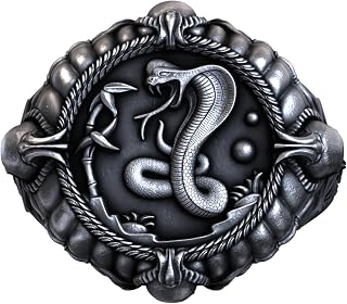 Cobra Ring, 925 Sterling Silver King Cobra Snake Ring, Handcrafted Biker Signet Ring, Gothic Animal Statement Jewelry for Men