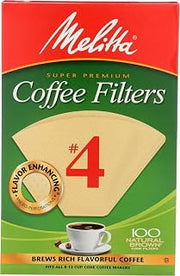 Melitta Cone Coffee Filters Natural Brown #4 100 count, 5