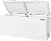 Maxx Cold Select Series Chest Freezer with Split Top, 76"W, 30 cu. ft. Storage Capacity, Locking Lids, Garage Ready, in White (MXSH30.0SHC)