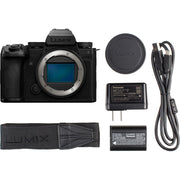 LUMIX S5 IIX Mirrorless Camera Bundle + Accessory Package with 64GB Memory by Panasonic – Black, Pack of 30, Model BH52-S5IIXBDY-71626