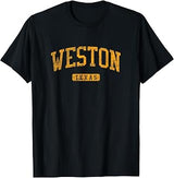 Weston TX Vintage Athletic Sports Design JG3 T-Shirt