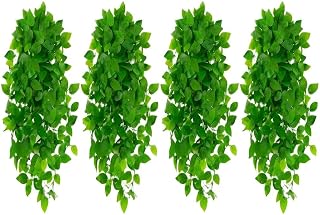 Showvigor Green Garland Christmas Decors,Xams Greenery Non-Lit Soft Twist Garland Decor