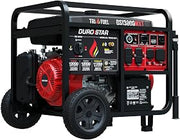 DuroStar DS13000MXT 13,000-Watt 500cc Tri Fuel Portable Generator - Gas, Propane & Natural Gas, Remote Electric Start, Whole Home Power Backup, Transfer Switch Ready, RV & Emergency Ready