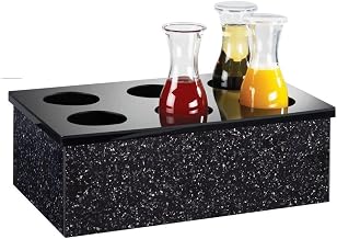 Cal-Mil Black Carafe Collar, 6 Hole