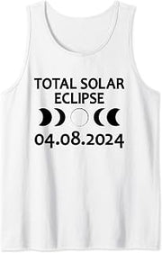Total Solar Eclipse 04.08.2024 Spring USA April Totality Tank Top
