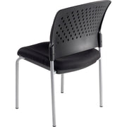 Stacking Chair by Global Industrial – 20.5 x 24 x 34.29 inches, Plastic, Grey, Model NEW240220BK