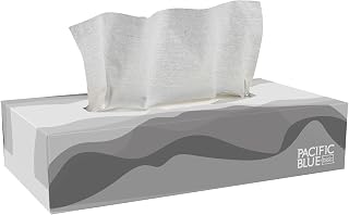 Georgia Pacific 47410 EPA Compliant Facial Tissues Flat Box White 8.4 X 7.5 3000/Cs