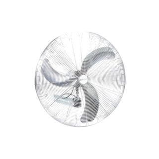 Fan 24" Oscillating Wall Mount Fan 1/3 HP 5588 CFM by Airmaster – 31.75"L x 26.94"W x 26.94"H, Aluminum, Gray/Black, Model 37129