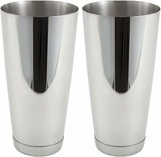 BS-30 Winco Stainless Steel Bar Shaker, 30-Ounce, 1 Cup (Pack of 2)