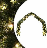 vidaXL 20m Artificial Greenery Decorative Inlays Garland in Green