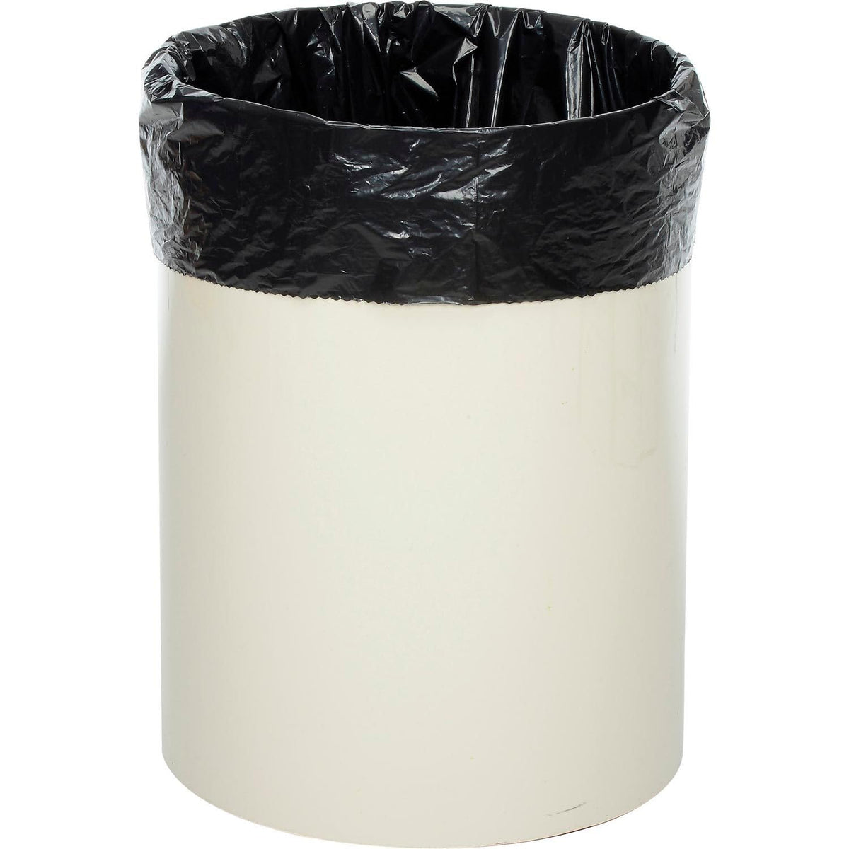 2-4 Gallon Light Duty Black Trash Bags by Global Industrial – 4.0 gallons, HDPE, Black, Model NR171806K