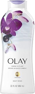 Olay Body Wash Fresh Soothing Orchid & Black Currant 22 Ounce (650ml) (6 Pack)6