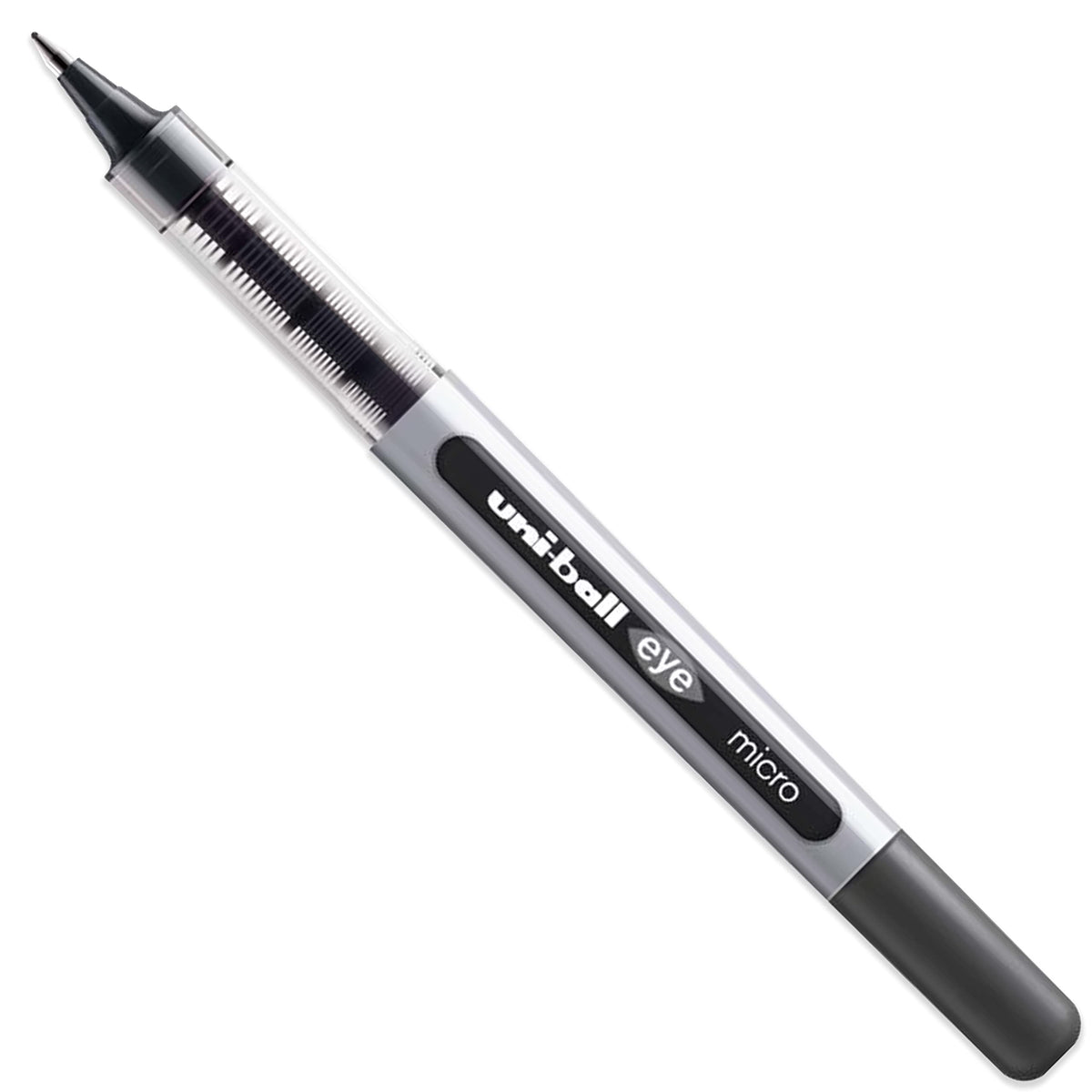 Eye Micro UB-150 Rollerball Pens - Black by Uni-Ball – 1 Count (Pack of 5), Plastic, Black, Model 153486343