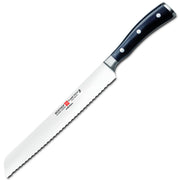 Wusthof Classic Ikon 8-Inch Bread Knife by Wüsthof – 12.6", Steel, Black, Model 4166/23