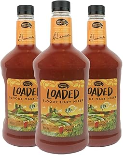 MASTER OF MIXES Loaded Bloody Mary Drink Mix, Ready to Use, 1.75L, 3 Pack | Savory Veggie Flavor, Layered Garden Profile, Citrus Finish | Gourmet Cocktails & Mocktails at Home, Pour & Mix, Brunch Ready