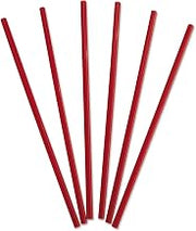 MarketPro Wrapped Giant Straw Red, 10.25" Length | 300/Pack, 4 Pack/Case