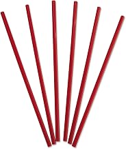 MarketPro Wrapped Giant Straw Red, 10.25" Length | 300/Pack, 4 Pack/Case