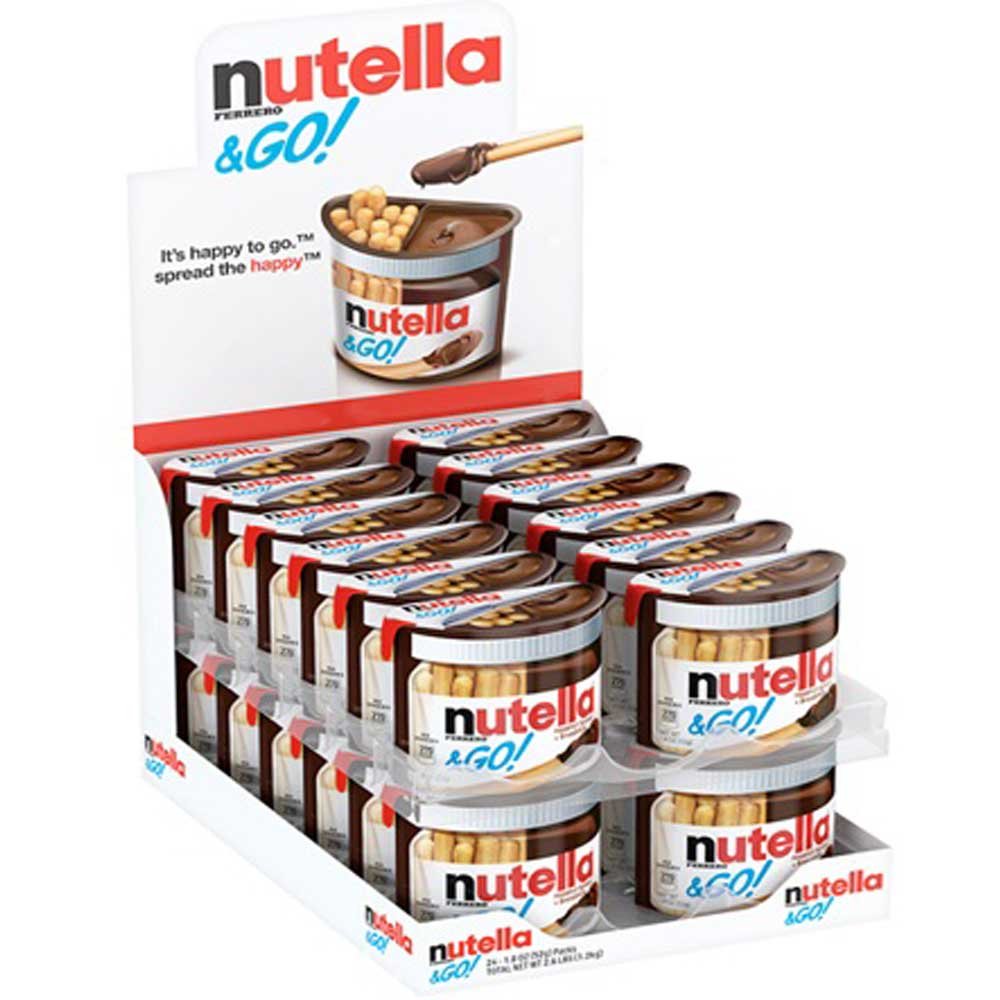 Original Hazelnut Spread Plus s by Nutella – 1.8 ounces, Pack of 24