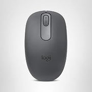 Logitech M196 Bluetooth Wireless Mouse, Compact and Portable Mouse for Laptops, Tablets and More, 12-Month Battery, Smooth Tracking, Compatible with PC and Mac, Windows and macOS - Graphite (RENEWED)