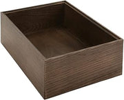 G.E.T. 9 1/2" x 8" Brown Wood Riser for Juice Dispenser, Ash