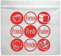 HUBERT Deli Bags Resealable Clear Imprinted 1.25 mil LDPE - 8" L x 10" H 1000 per Case
