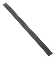 Aluminum Heavy Duty Straight Floor Squeegee Replacement Rubber by Ettore – 18 inches, Rubber, Black, Model 56018