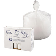 Roll Garbage Can Liner 40-45L 14 Microphone Natural by Inteplast – 1 Count (Pack of 250), 45.0 gallons, High-Density Polyethylene (HDPE), Natural, Pack of 250