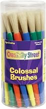 Chenille Kraft Creativity Street Colossal Extra Large Plastic Brushes, 30/Pack (PAC5160) (CK-5160)