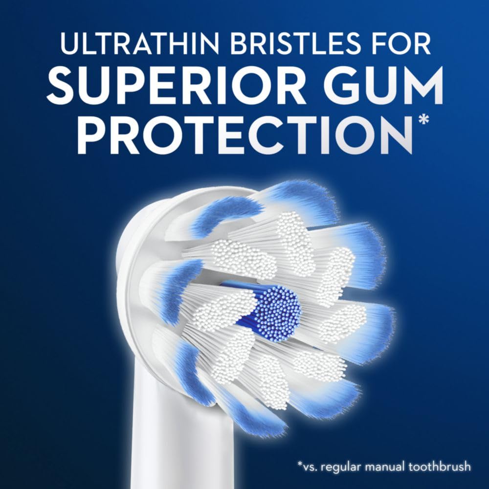 Oral-B Gum Care / 3 Count (Pack of 2) / White Toothbrush Replacement Heads