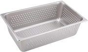 Full Size Perforated Steam Table Pan [] by Winco – Stainless Steel, Silver, Model SPFP6