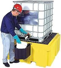 Ultratech Spill Pallet, 365 gal Spill Capacity, 0 Drums, 8,500 lb Load Capacity, Polyethylene 1158-1 Each