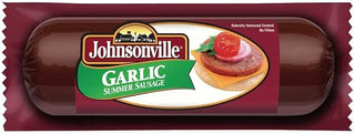 Johnsonville Garlic Summer Sausage, 12 Ounce -- 12 per case.