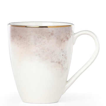 Trianna Salaria Mug by Lenox – 12 Ounces, Porcelain, Taupe / Grey, Model 884714