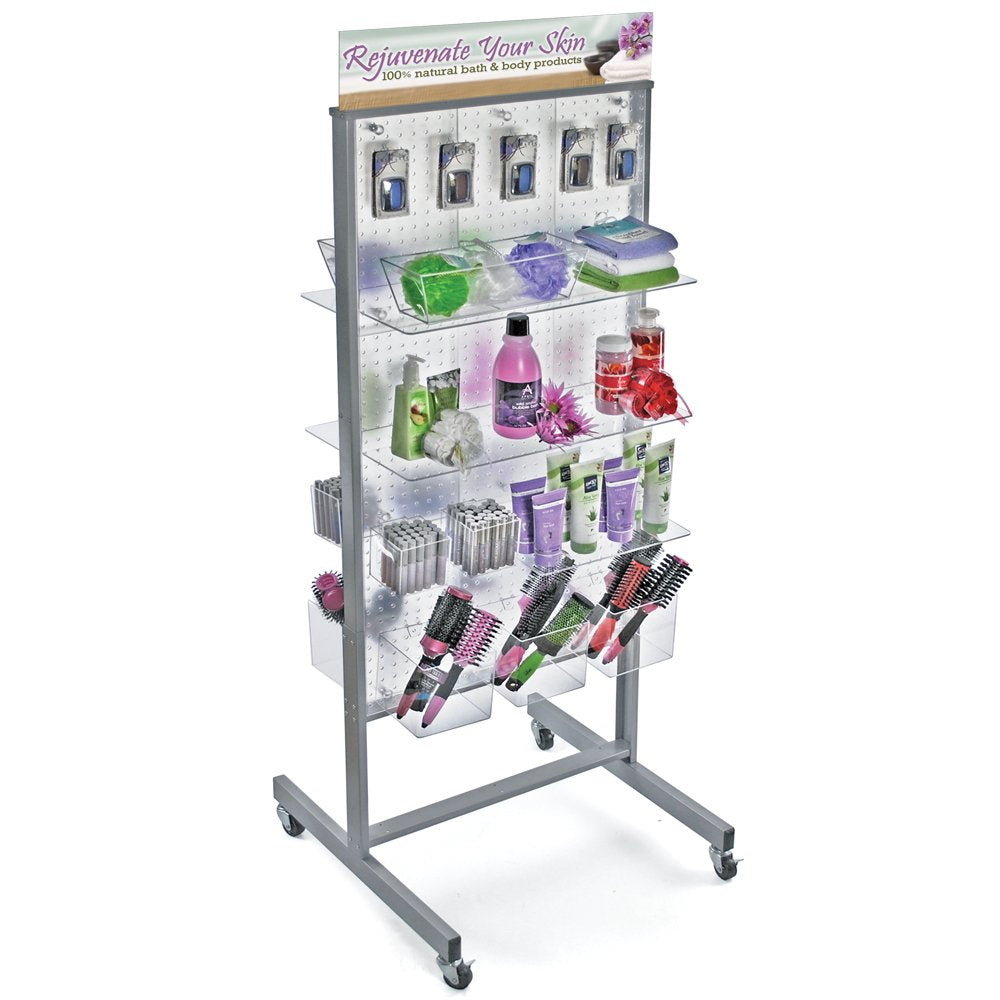 Azar Two-Sided Floor Display by Azar Displays – Model 700271-CLR