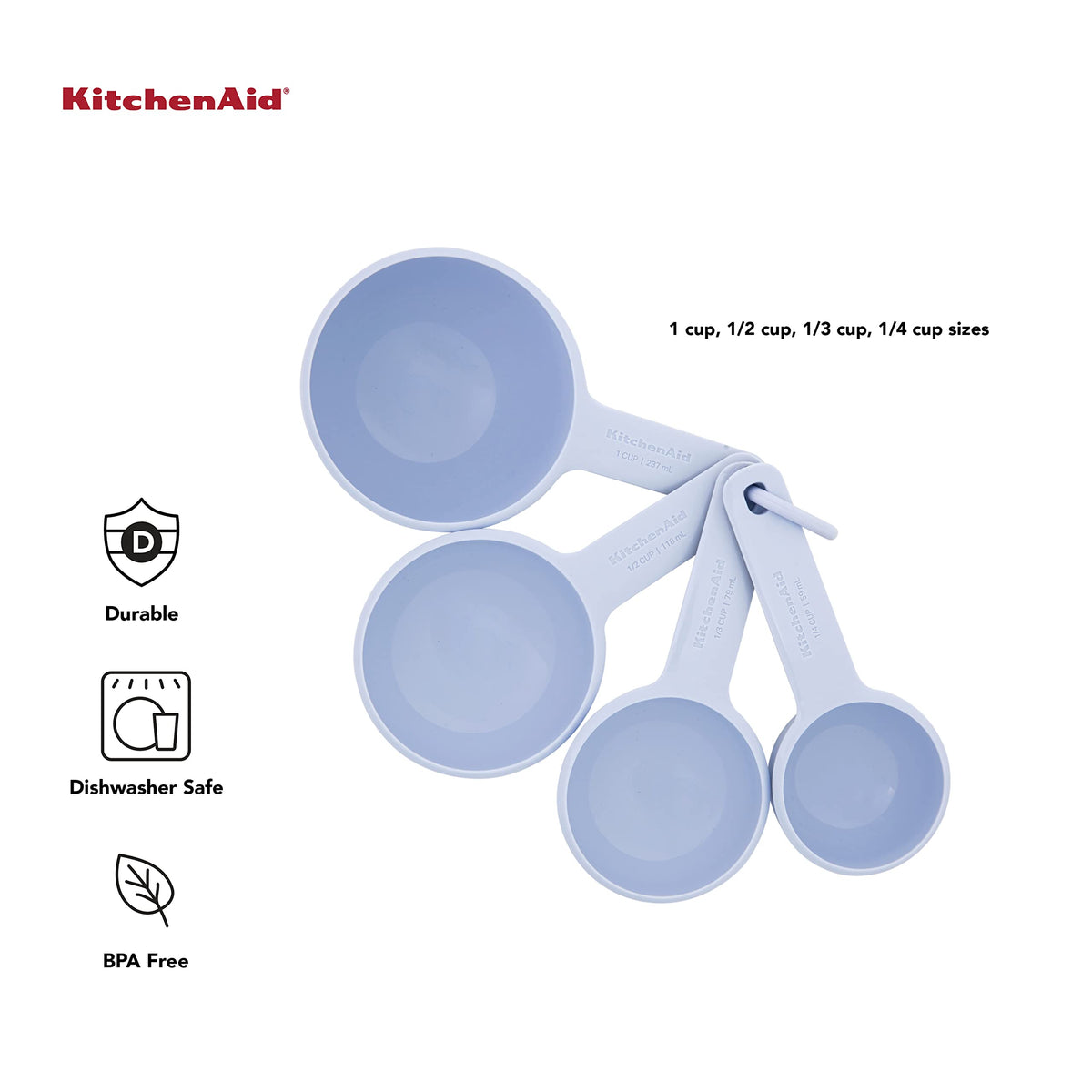 KitchenAid Lavender Cream / 4-Piece / 8.0 ounces Cups