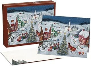 Lang, Silent Night Boxed Christmas Cards by Mary Singleton