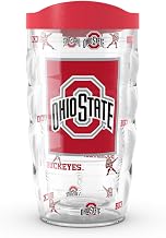 Tervis Ohio State Buckeyes - Overtime Made in USA Double Walled Insulated Tumbler Travel Cup Keeps Drinks Cold & Hot, 10oz, Classic