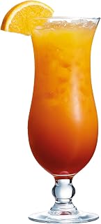 Arcoroc 54584 Hurricane Cocktail Glass, 440mL Capacity, Pack of 6