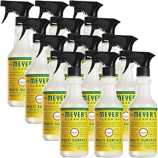 Mrs. MEYER'S Clean Day All-Purpose Cleaner Spray, Honeysuckle, 16 Fl Oz. (Pack of 12)