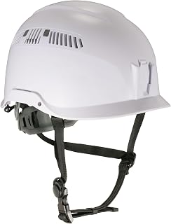 Ergodyne Skullerz 8977 Type 2 Vented Safety Helmet, Class C, Type II Hard Hat, White