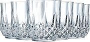 Cristal D'Arques Paris Longchamp Collection 6 Low Kwarx Glasses 32cl – Shine, Transparency and High Resistance – Iconic Moulding – Made in France
