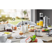 Salt and Pepper Shakers by GEFU – 10,2 x 7,9 x 7 cm, Glass, Transparent, Model GE33630