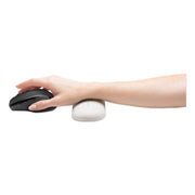 ErgoSoft Wrist Rest for Standard Mouse-Gray by Kensington – Medium, Faux Leather, Gray, Model K50432WW